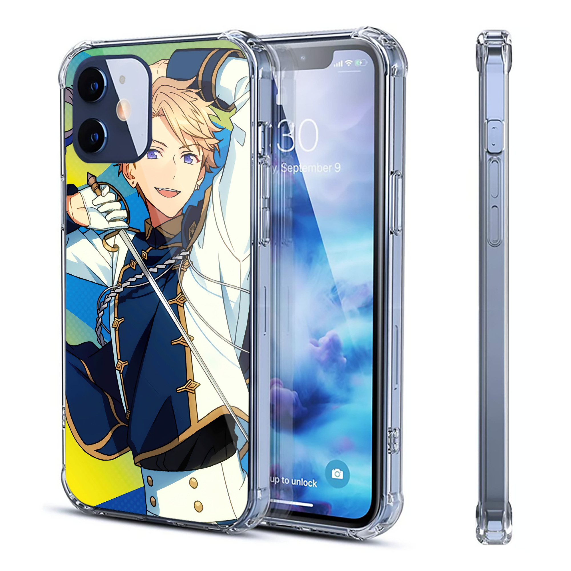 （画像用） あんさんぶるスターズ! Ensemble Stars 【iPhone 12シリーズ対応】透明スマホケース（クリアソフトケース）